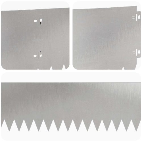 Ограда за трева 20 pcs 103 x 20 см Стомана Сребристо