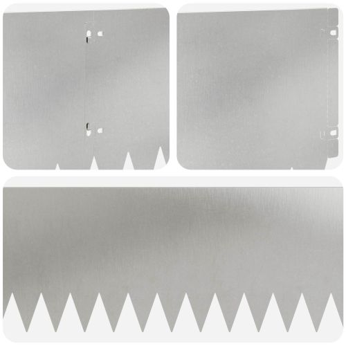 Ограда за трева 10 pcs 103 x 25 см Стомана Сребристо