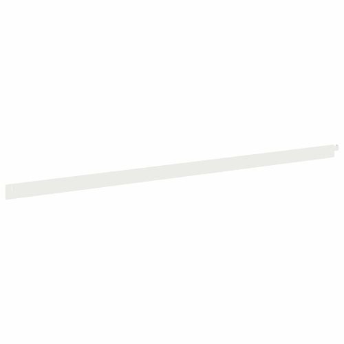 Ограда за трева 10 pcs 102 x 4 x 4 см Стомана Бяло