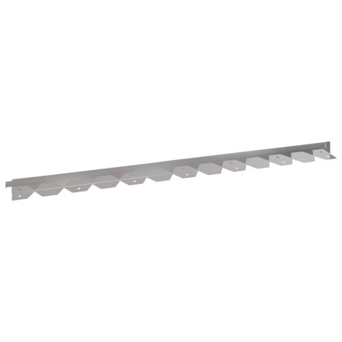 Ограда за трева 30 pcs 102 x 4 x 4 см Стомана Сребристо