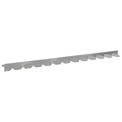 Ограда за трева 30 pcs 102 x 4 x 4 см Стомана Сребристо