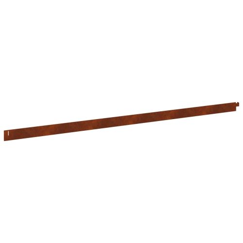 Ограда за трева 50 pcs 102 x 4 x 4 см Стомана Ръждясало