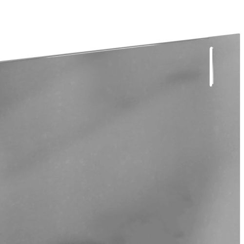 Ограда за трева 30 pcs 102 x 10 x 4 см Стомана Сребристо