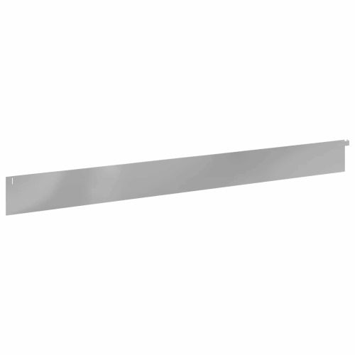 Ограда за трева 20 pcs 102 x 10 x 4 см Стомана Сребристо
