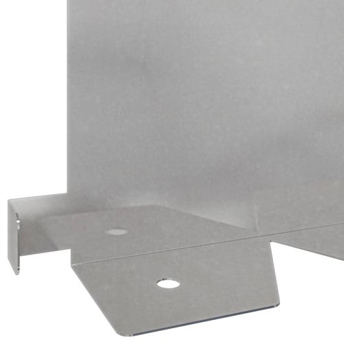 Ограда за трева 30 pcs 102 x 15 x 4 см Стомана Сребристо