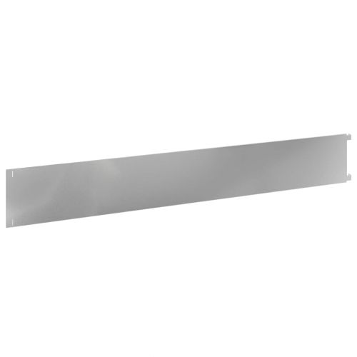 Ограда за трева 20 pcs 102 x 15 x 4 см Стомана Сребристо