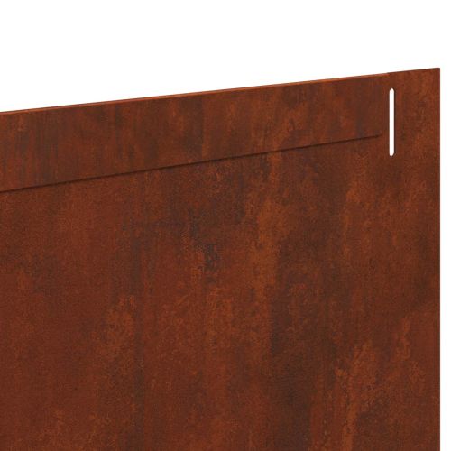 Ограда за трева 30 pcs 102 x 15 x 4 см Стомана Ръждясало
