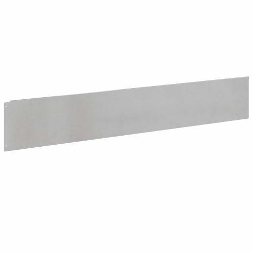 Ограда за трева 30 pcs 100 x 18 см Стомана Сребристо