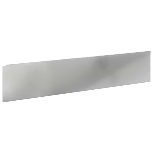 Ограда за трева 10 pcs 100 x 22 см Стомана Сребристо