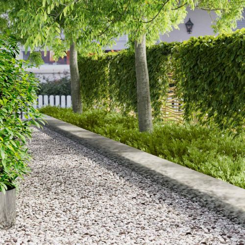 Ограда за трева 20 pcs 100 x 22 см Стомана Сребристо