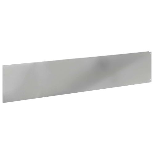 Ограда за трева 20 pcs 100 x 22 см Стомана Сребристо