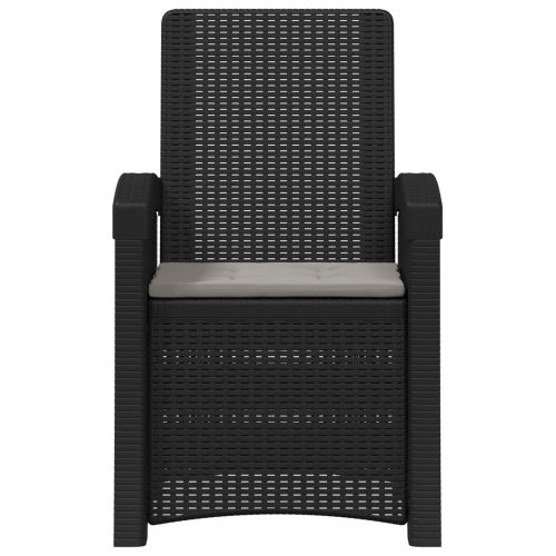 Лежащ стол за градина с вид на ратан 2 pcs