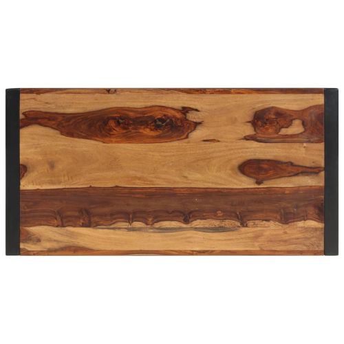 Маса за кафе, 120x60x40 см, акациево дърво масив