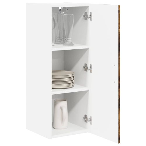 Стенен шкаф LUCCA 2 pcs Опушен дъб 30 x 31 x 80 см