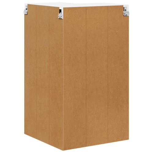 Стенно ъглово шкафче LUCCA Бетонно сиво 57 x 57 x 100 см