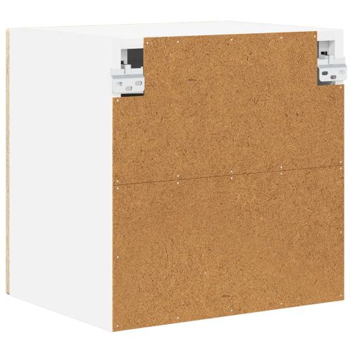 Стенен стъклен шкаф PORTO Сонома дъб 40 x 31 x 40 см