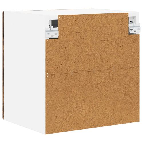 Стенен стъклен шкаф PORTO 2 pcs Димян дъб 40 x 31 x 40 см