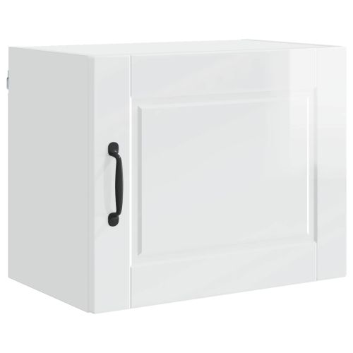 Стенен шкаф PORTO 2 pcs Лъскаво бяло 50 x 31 x 40 см