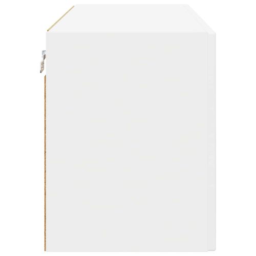 Стенен стъклен шкаф PORTO 2 pcs Бяло 60 x 31 x 40 см