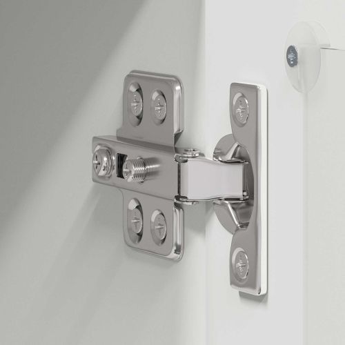 Стенен стъклен шкаф PORTO 2 pcs Циментено сиво 60 x 31 x 40 см