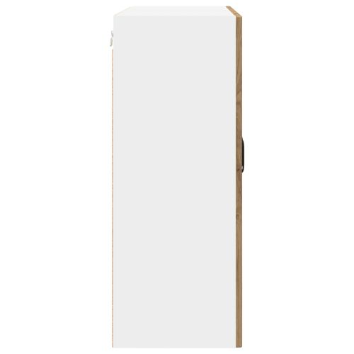 Стенен стъклен шкаф PORTO Дъб 80 x 31 x 80 см Инженерно дърво