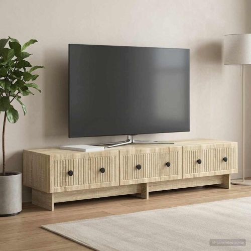 ТВ шкаф Дъб сонома 147 x 34,5 x 30 см Инженерна дървесина