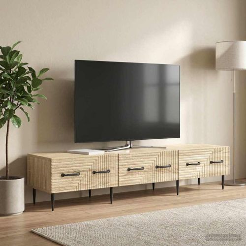 ТВ шкаф Дъб сонома 147 x 34,5 x 30 см Инженерна дървесина