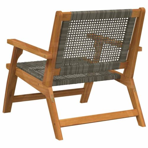 Градинска мебел 2 pcs Сив 67 x 78 x 73 см