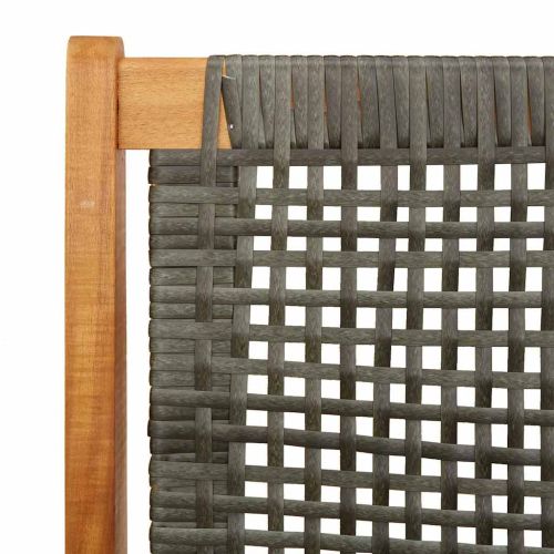 Градинска мебел 2 pcs Сив 67 x 78 x 73 см