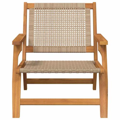 Градинска мебел 2 pcs Бежово 67 x 78 x 73 см