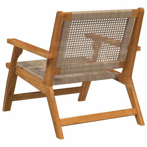 Градинска мебел 2 pcs Бежово 67 x 78 x 73 см