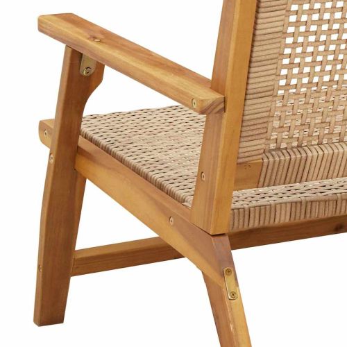 Градинска мебел 2 pcs Бежово 67 x 78 x 73 см