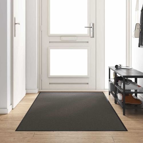 Мат за врата Друг Антрацит и черен 120 x 250 cm Полиамид и PVC