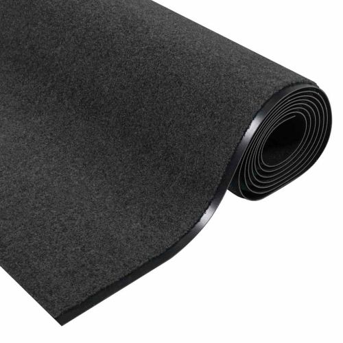 Мат за врата Антрацит и черен 120 x 400 cm 100% Полиамид