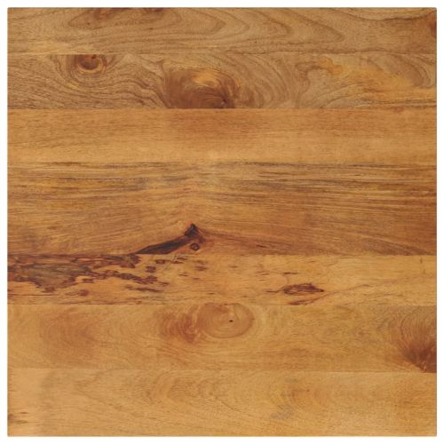 Плот за маса 80x80x2,5 см квадратен манго масив