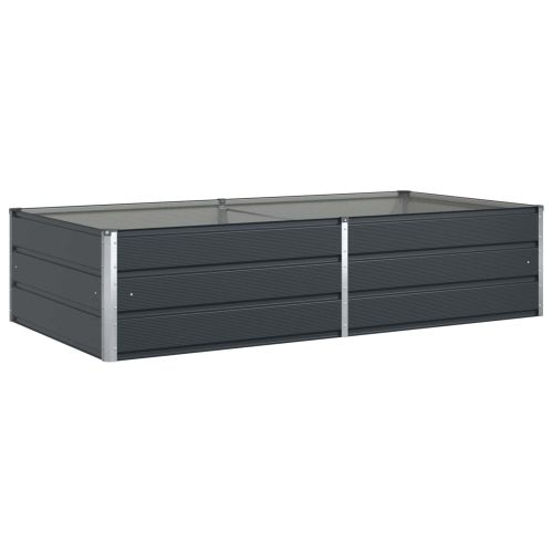 Кашпа Антрацит 195 x 100 x 45 см Галванизирана стомана