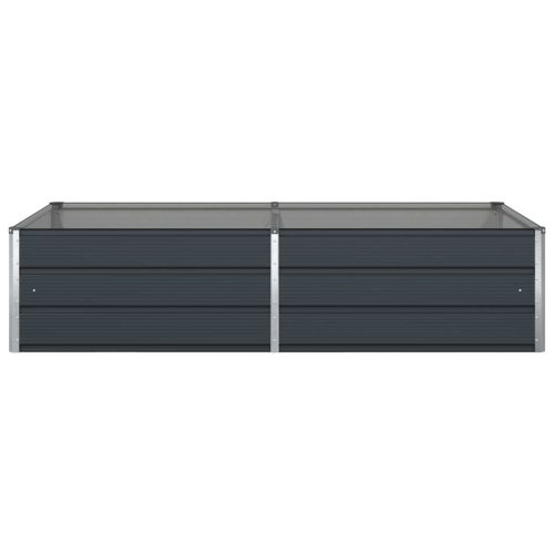 Кашпа Антрацит 195 x 100 x 45 см Галванизирана стомана