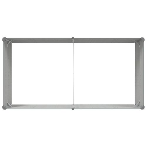 Кашпа Антрацит 195 x 100 x 45 см Галванизирана стомана
