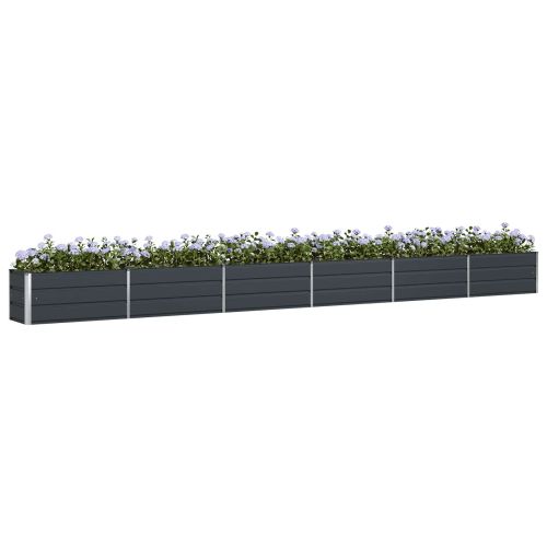 Кашпа Антрацит 580 x 50 x 45 см Галванизирана стомана