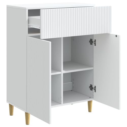 Служебен шкаф Бяло 66 x 34,5 x 90 см Инженерна дървесина
