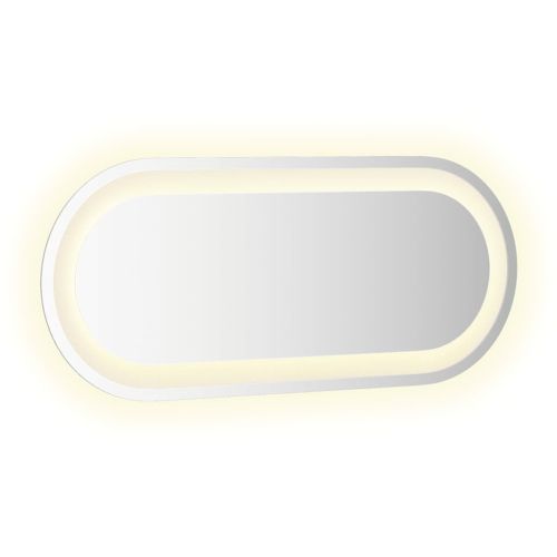 LED огледало за баня, 60x25 см, овално