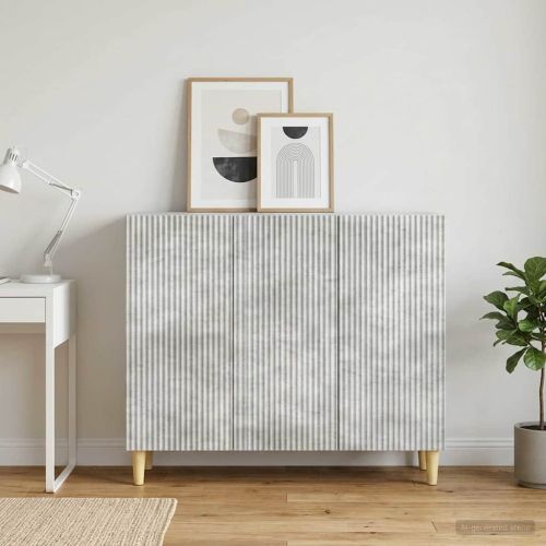 Служебен шкаф Бетонно сиво 89 x 34,5 x 80 см