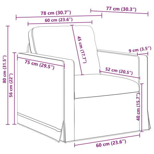 Комплект дивани 2 pcs Крем 158 x 78 x 80 см Кадифе