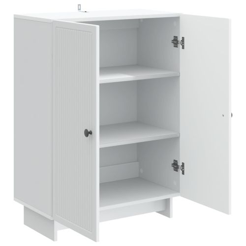 Служебен шкаф Бяло 66 x 34,5 x 90 см Инженерна дървесина