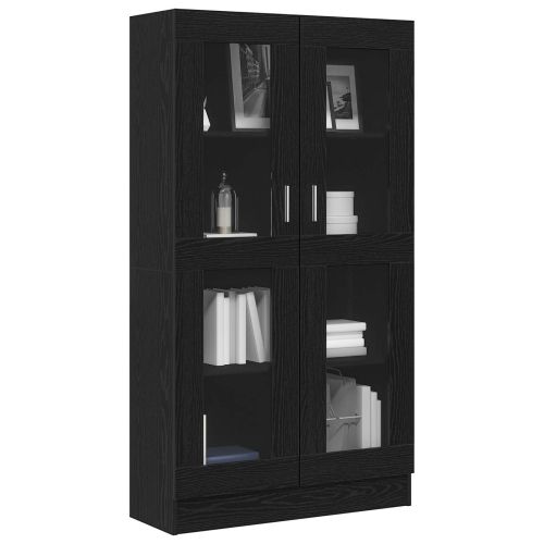 Шкаф за книги Черния дъб 82,5 x 30,5 x 150 см Инженерно дърво