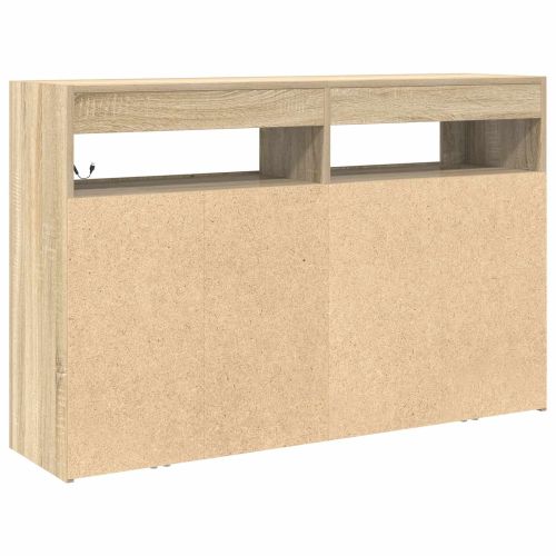 Служебен шкаф Сонома дъб 116 x 30 x 75 см Инженерно дърво