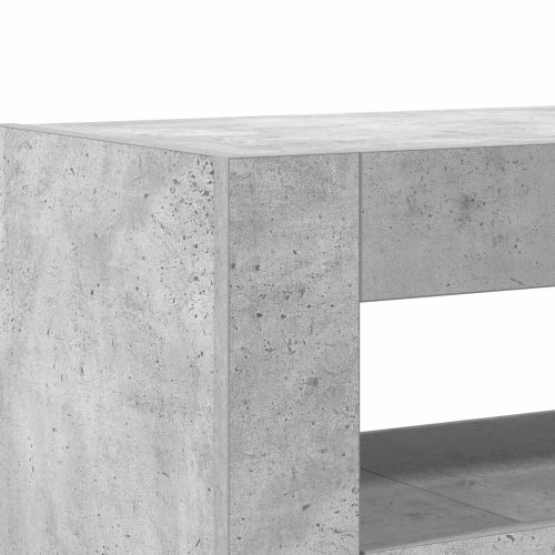 Служебен шкаф Циментено сиво 116 x 30 x 75 см Инженерно дърво
