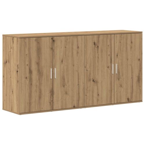 Служебен шкаф 2 pcs Дъб 79 x 38 x 80 см Инженерно дърво