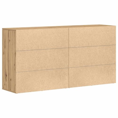 Служебен шкаф 2 pcs Дъб 79 x 38 x 80 см Инженерно дърво