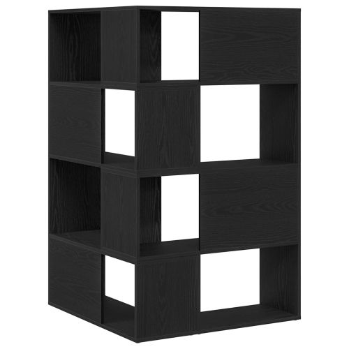 Гардероб 6 нива 85 x 85 x 140 см Инженерно дърво Черния дъб